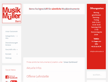 Tablet Screenshot of musikmueller.ch